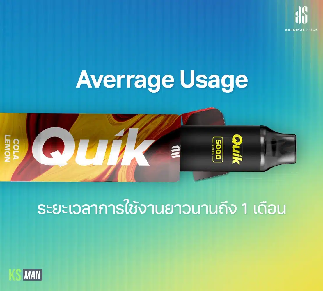Averrage Usage Quik 5000