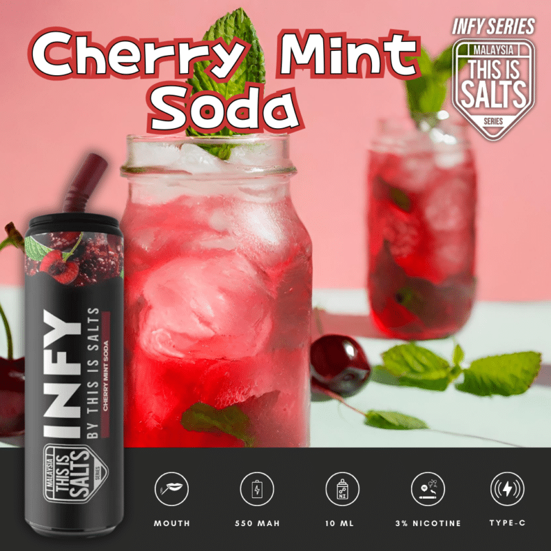 INFY 6000 Cherry Mint Soda Flavor