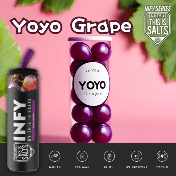 INFY 6000 Yoyo Grape Flavor