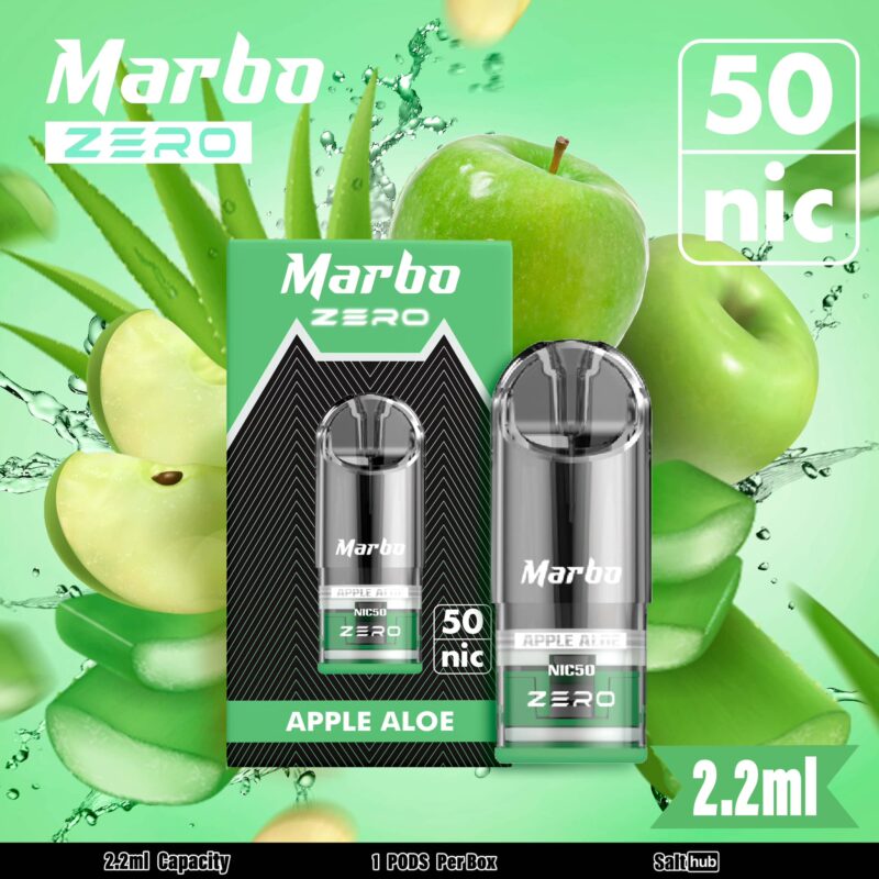 Marbo Zero Apple Aloe Nic 50 mg. Flavor
