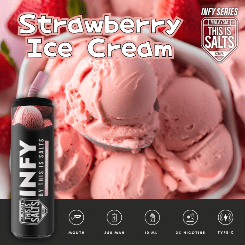 INFY 6000 Strawberry Ice Cream Flavor