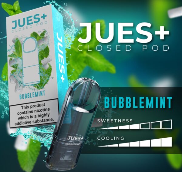 Jues+ pod Bubblemint Flavor