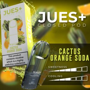 Jues+ pod Cactus Orange Soda Flavor