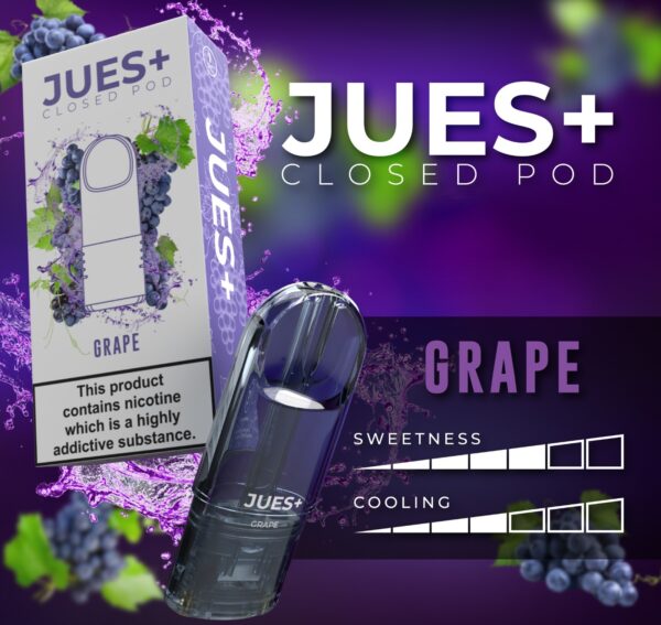 Jues+ pod Grape Flavor