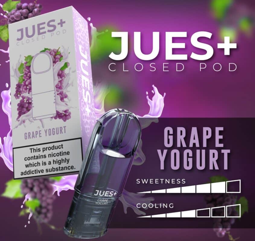 Jues+ pod Grape Yogurt Flavor