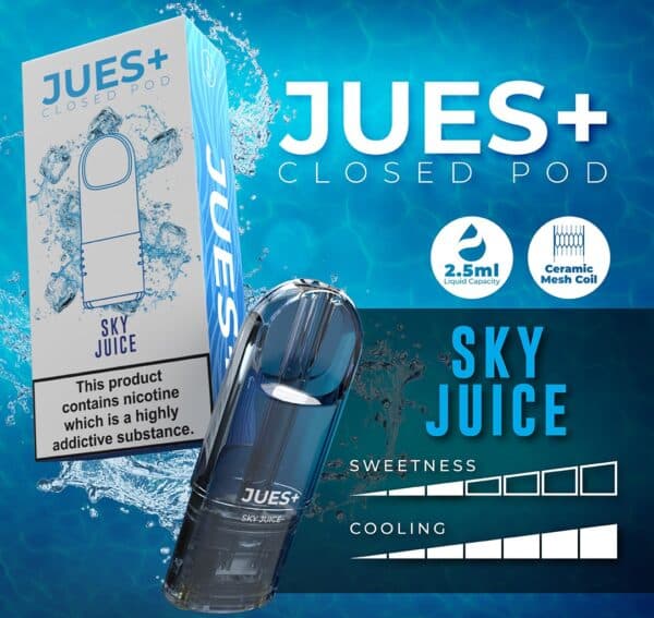 Jues+ pod Sky Juice Flavor