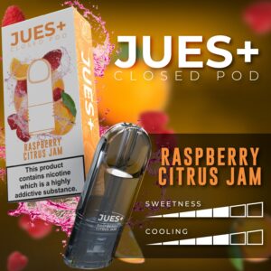 Jues+ pod Raspberry Citrus Jam Flavor