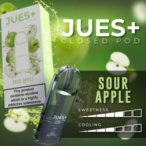 Jues+ pod Sour Apple Flavor